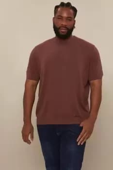 Plus Rose Knitted T-Shirt