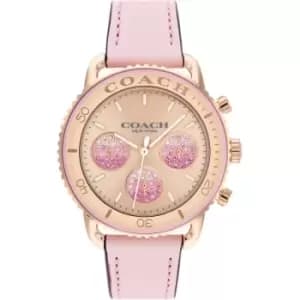 Coach Ladies Cruiser Rose Gold Chronograph Watch