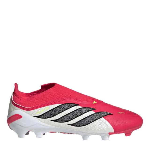 adidas Kids adidas Predator League Laceless Firm Ground Football Boots Red/Blk/White male 5 (38)