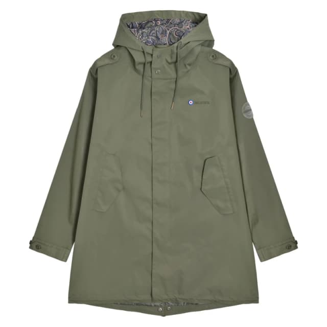 Lambretta Lambretta Men Waterproof Parka in Green Size: 2X-large Green XXL Male 5063703654876