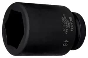 Bahco 41.0mm, 1.0 in Drive Impact Socket Hexagon, 110.0 mm length