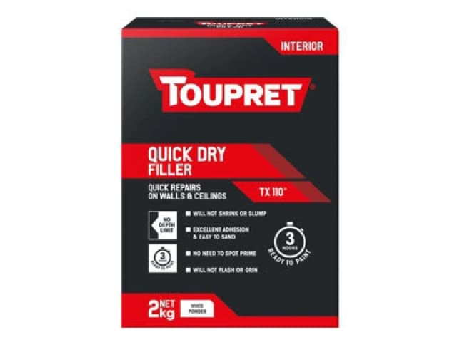 Toupret Ttreb9101Gb Quick Dry Filler 10Kg Touttreb901