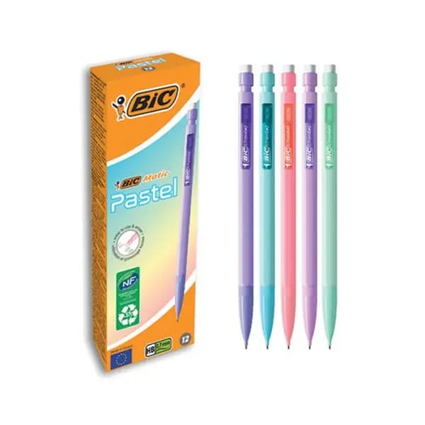 Bic Bic Matic Mechanical Pencil 0.7 Pastel (Pack of 12) 511060 511060