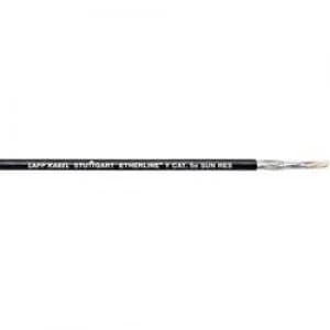 Network cable CAT 5e SFUTP 2 x 2 x 0.50 mm2 Black