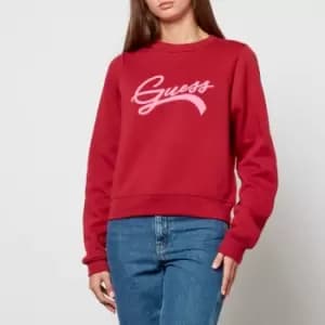 Guess Logo-Appliqued Fleece-Back Cotton-Blend Jersey Sweatshirt - XL