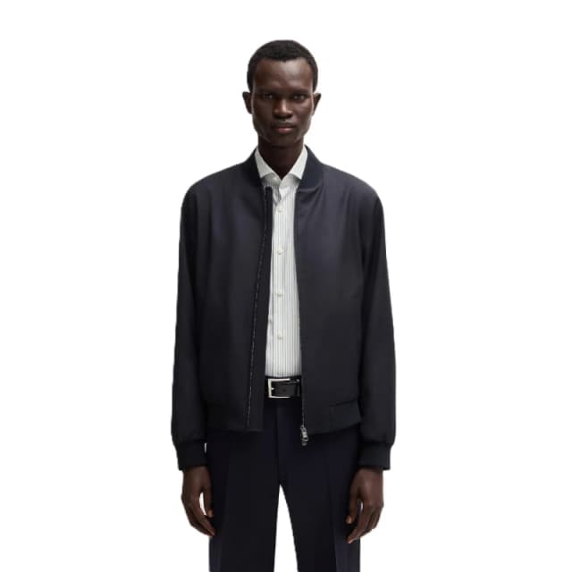 Boss Mens Formal Jacket Dark Blue male 36 (46)