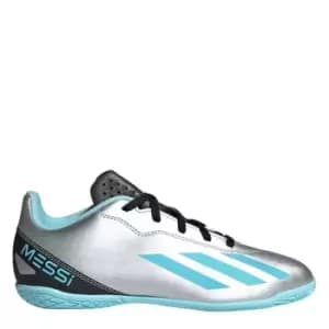 adidas X .4 Indoor Court Trainers Childrens - Silver