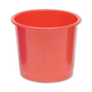 5 Star Office Waste Bin Polypropylene 14 Litres D304xH254mm Red