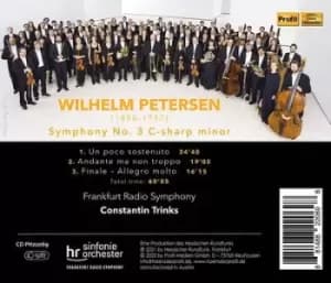 Wilhelm Petersen - Wilhelm Petersen: Symphony No. 3, Op. 30 CD Album - Used