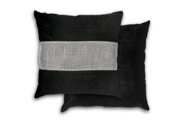 Melia Cushion Cover In Black Black