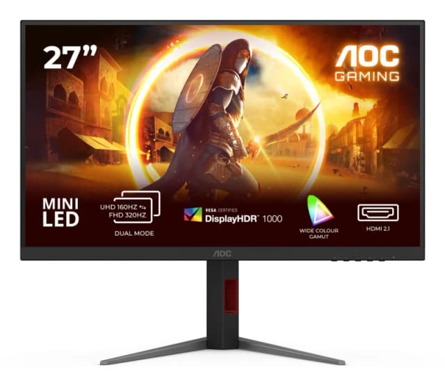 AOC AOC G4 U27G4XM 27" 4K Ultra HD 320Hz Gaming Monitor U27G4XM