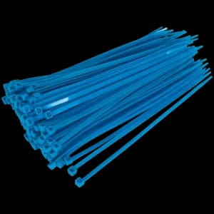 Genuine SEALEY CT20048P100B Cable Tie 200 x 4.8mm Blue Pack of 100