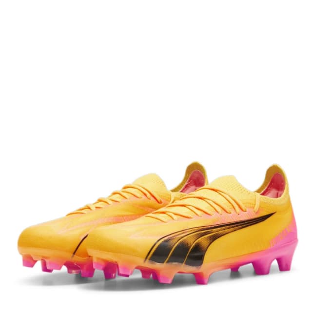 Puma Ultra Ultimates.1 Womens Firm Ground Football Boots - Orange Orange 3