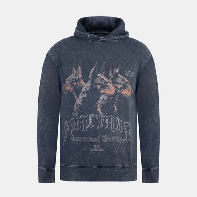 Firetrap Mens Graphic Hoodie Doberman male S