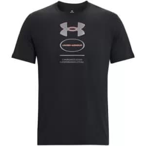 Under Armour M Branded GEL Stack SS - Black
