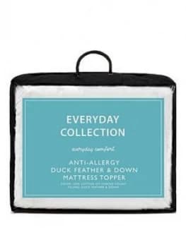 Everyday Collection Anti-Allergy Duck Feather and Down 12cm Mattress Topper