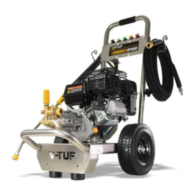 V-Tuf Torrent Sp200 Industrial 7Hp Petrol Pressure Washer - 2755Psi, 190 Bar, 12L/min