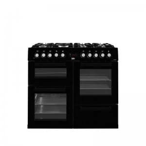 Beko KDVF100K Dual Fuel Double Oven Range Cooker