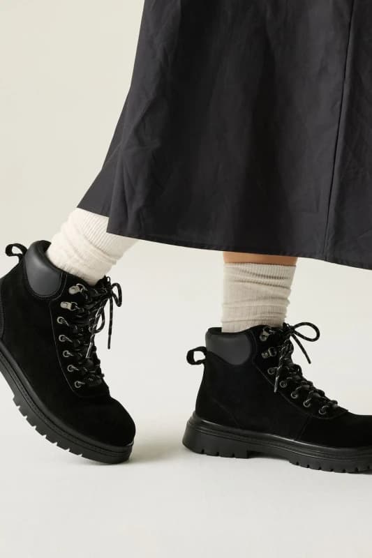 Regatta Womens Whinton Breathable Waterproof Walking Boots in Jet Black Size: 6 Jet Black Female 6