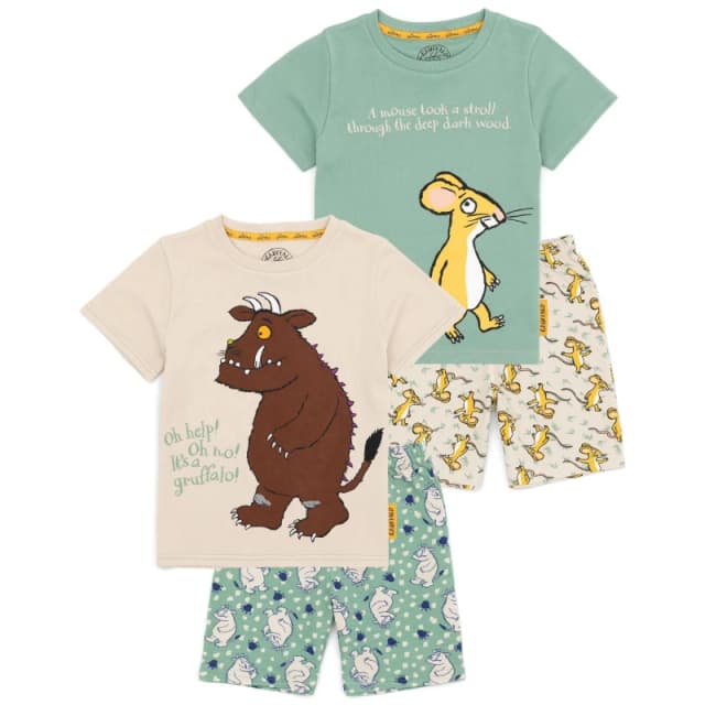 Gruffalo & Friends Short Sleeve Short Leg Pyjama Set Multi male