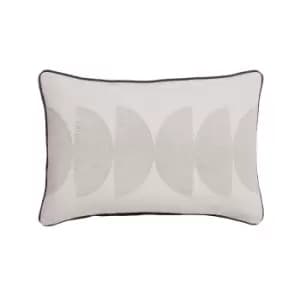 Nalu Nicole Scherzinger Makani Cushion 60cm x 40cm, Silver
