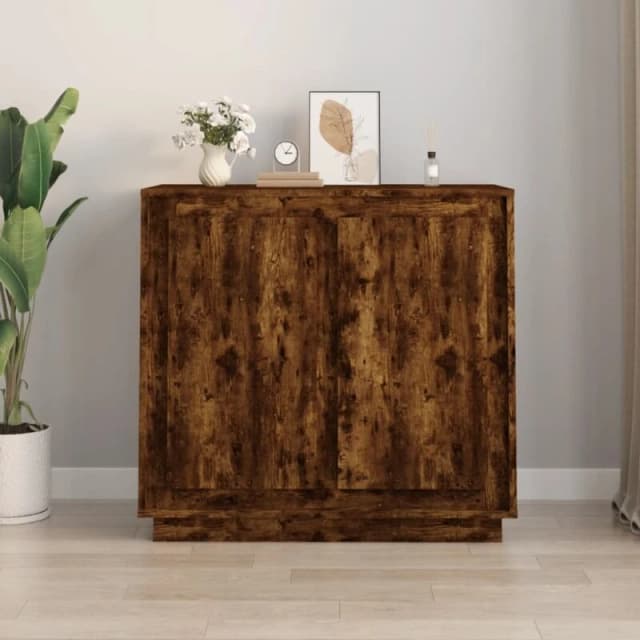 VIDAXL Sideboard Smoked Oak 80x34x75cm Engineered Wood Vidaxl 8720845794712