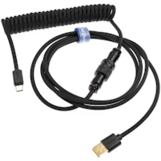 Ducky Keyboard Coiled Cable V2 Phantom Black