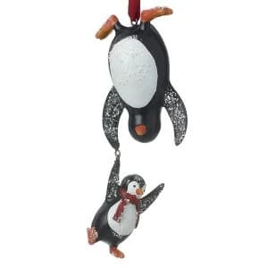 Penguin Duo Hanging Tree Decor