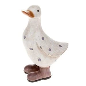 David's Polka Dot Duck Small Lilac Ornament