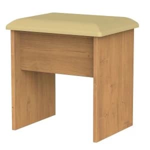 Robert Dyas Loxley Ready Assembled Dressing Table Stool - Oak