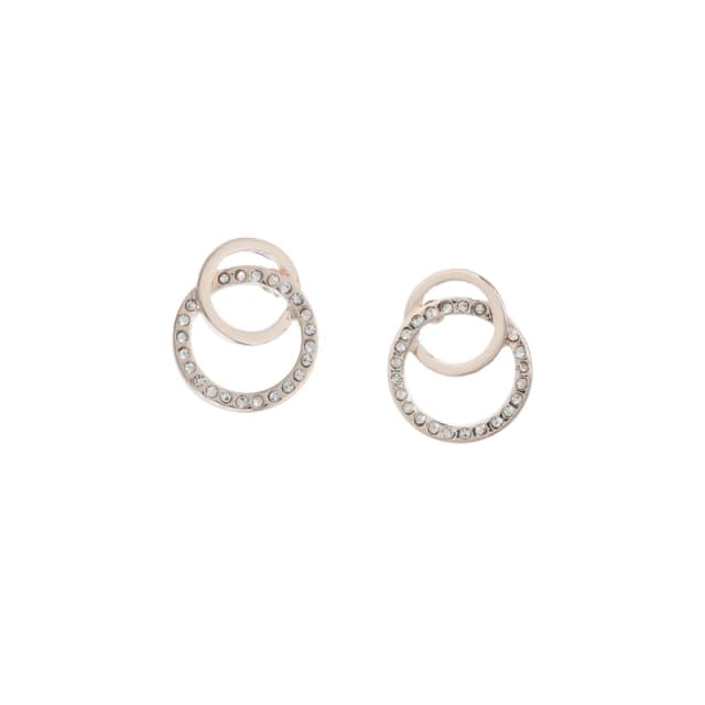 Miso Loop Stud Earring - Silver Silver One Size