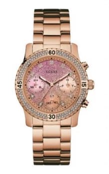 Guess W0774L3 Ladies Sports Watch Rose Gold