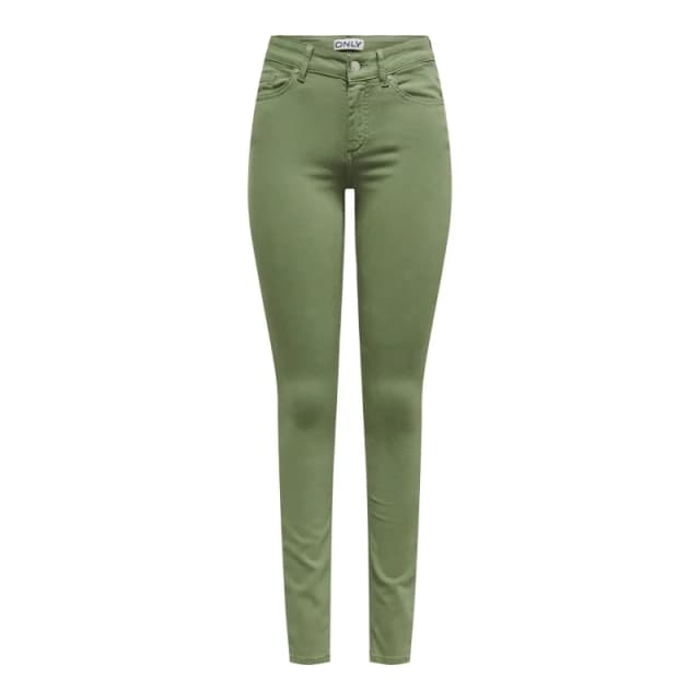 Only Womens Trousers Only Onlyblush Mid Skinny Col Vert Female S