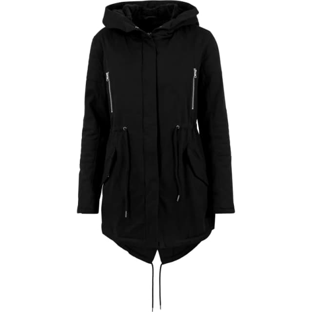 Urban Classics Womens parka Urban Classic herpa lined cotton Noir Female M