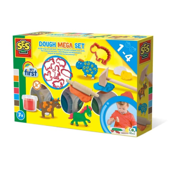 SES Creative My First Modelling Dough Mega Set with Tools Multi unisex
