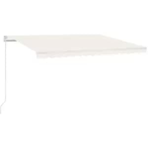 Vidaxl - Manual Retractable Awning 400x350cm Cream Cream