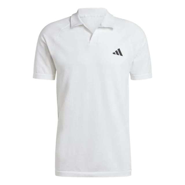 adidas Tennis Pro Seamless AEROREADY FreeLift Polo Shirt Mens - White White S