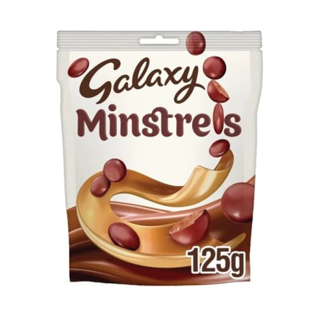 Minstrels Galaxy Minstrel Milk Chocolate Button Pouch Bag 125g (Pack of 15) 122070 122070