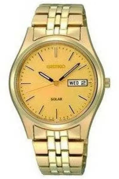 Seiko Watch Solar - Gold SO-356