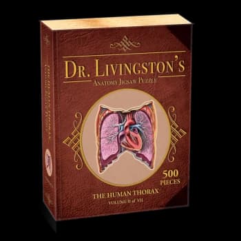 Dr Livingstons Anatomy Volume II: The Human Thorax Jigsaw Puzzle - 500 Pieces