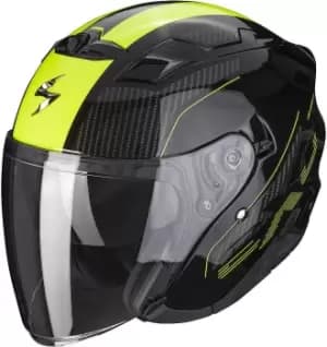 Scorpion EXO-230 Condor Jet Helmet, black-yellow Size M black-yellow, Size M