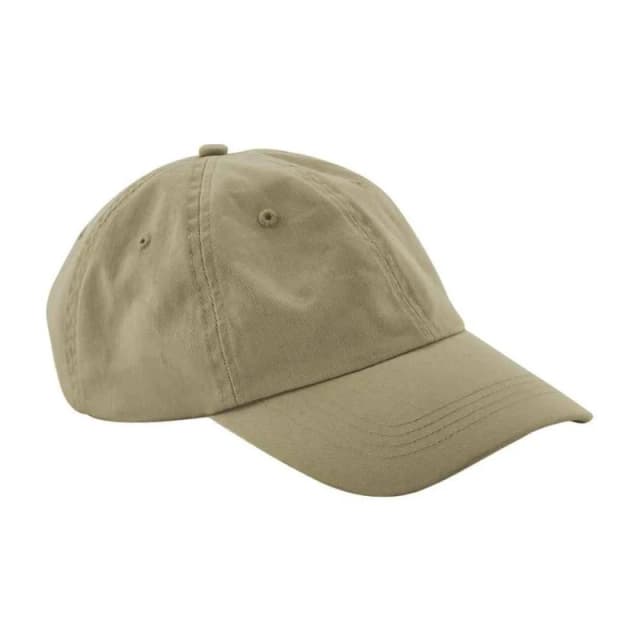 Beechfield Womens 6 Panel Low Profile Cap in Light Brown Light Brown Female One Size