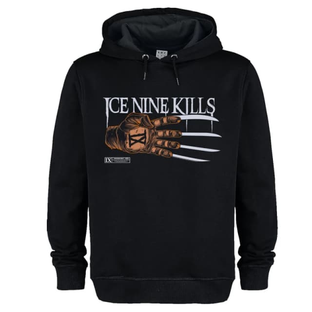 Amplified Amplified Men Silver Scream Ice Nine Kills Hoodie in Black Size: X-Small Black XS Male 5063750912356