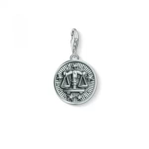 Ladies Thomas Sabo Sterling Silver Charm Club Zodiac Sign Libra Charm