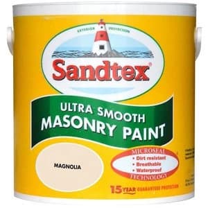 Sandtex Magnolia Smooth Masonry Paint 2.5L