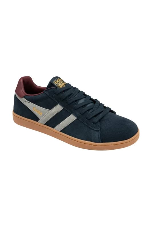 Gola Classics Mens 'Equipe Suede II' Suede Lace-Up Trainers in Navy Size: 7 Navy Male 7