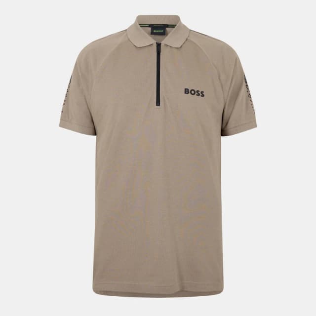 Boss Philix Pixel Short Sleeve Polo Shirt Lght/Pstl Green male S