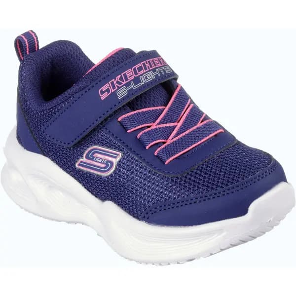 Skechers Girls Sola Glow Lightweight Trainers UK Size 4 (EU 21)