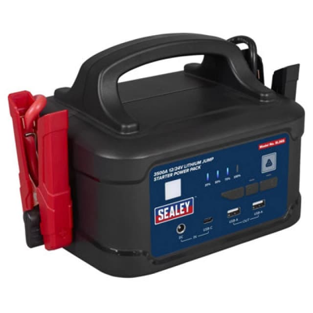 Sealey SL36S Lithium Jump Starter Power Pack SL36S Output Voltage: 12v or 24v