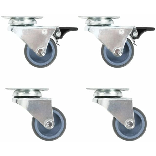 VIDAXL Vidaxl - Twin-wheel Swivel Casters 4 pcs 50 mm zf5069150